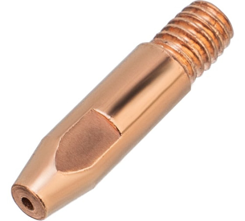 Токосъемный наконечник под проволоку 1.2 мм, М6, 28 мм, E-Cu, 20 шт для MIG горелки тип 24 Denzel / 93648